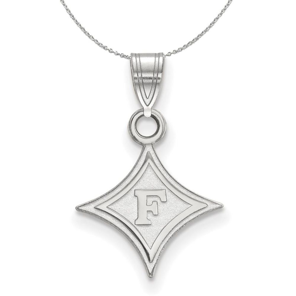 Sterling Silver Furman U Small Rhombus Necklace - 16 inch